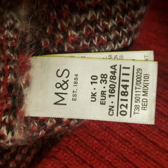 Autograph Jacquard Print Round Neck Jumper/Sweater - Picture 7 of 9